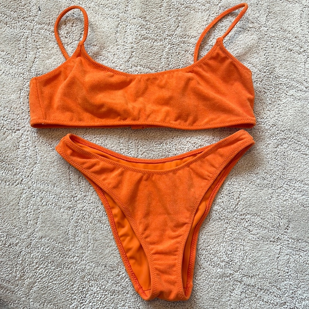 Pacsun terry bikini - L TOP SMALL BOTTOM